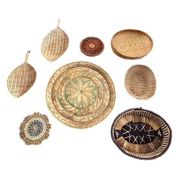 Curated and Handcrafted Other - Curated Basket Wall Set